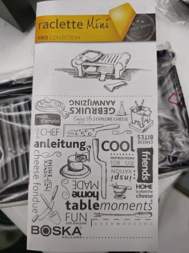 Grill elektryczny na sery dla dwóch osób BOSKA Holland Mini Raclette