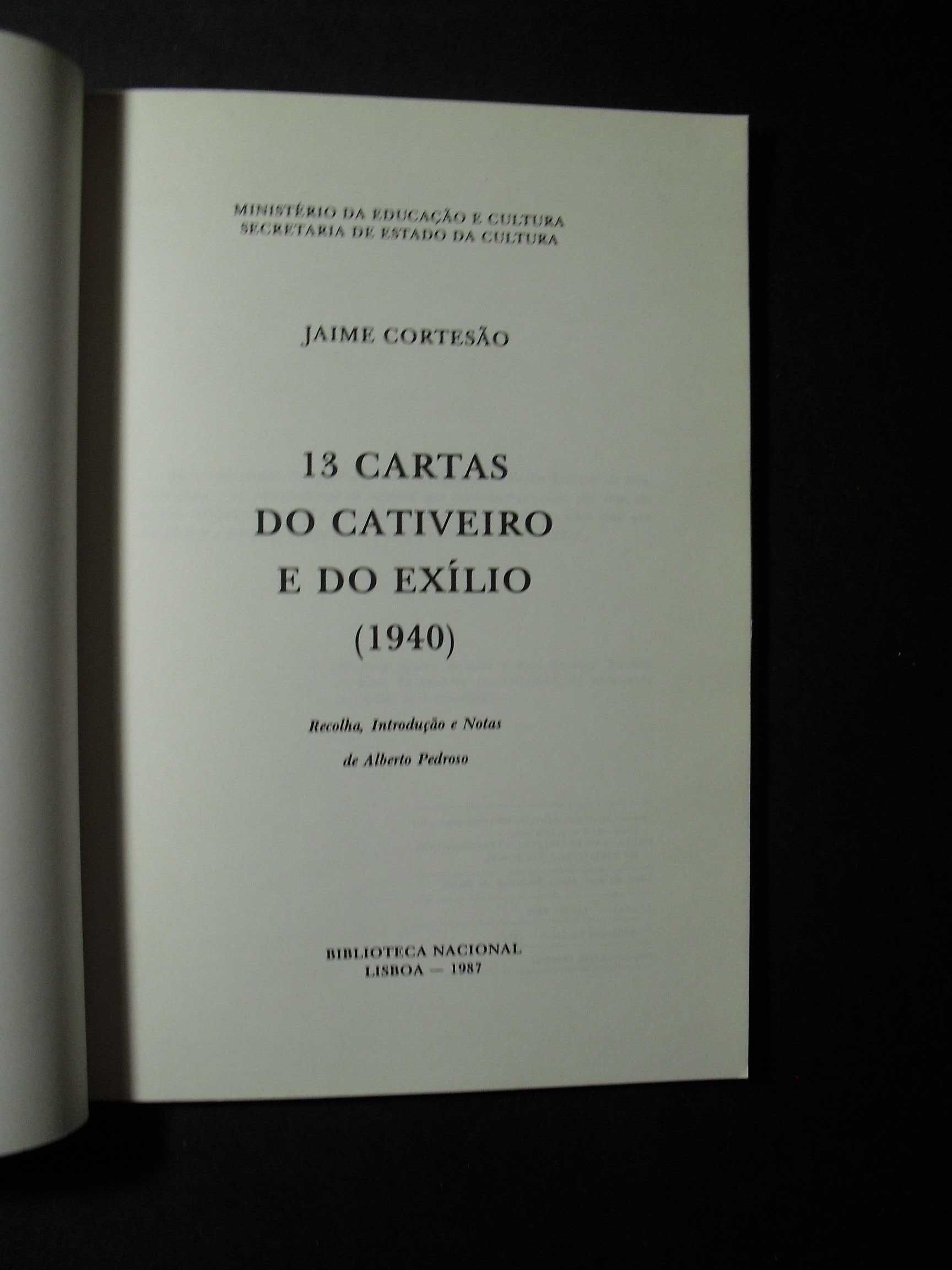Pedroso (Alberto);Jaime Cortesão-13 Cartas do Cativeiro e do Exílio