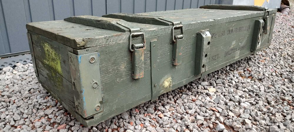 Skrzynia wojskowa drewniana Pancer 1