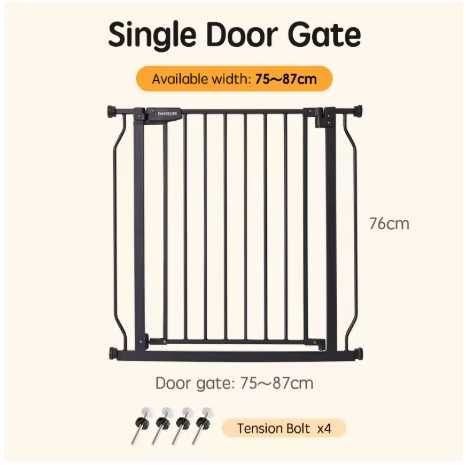 Barreira / Porta de segurança para animais de estimação ou Bebé