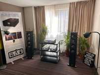 Kolumny Borresen X3 black high gloss prawie nowe