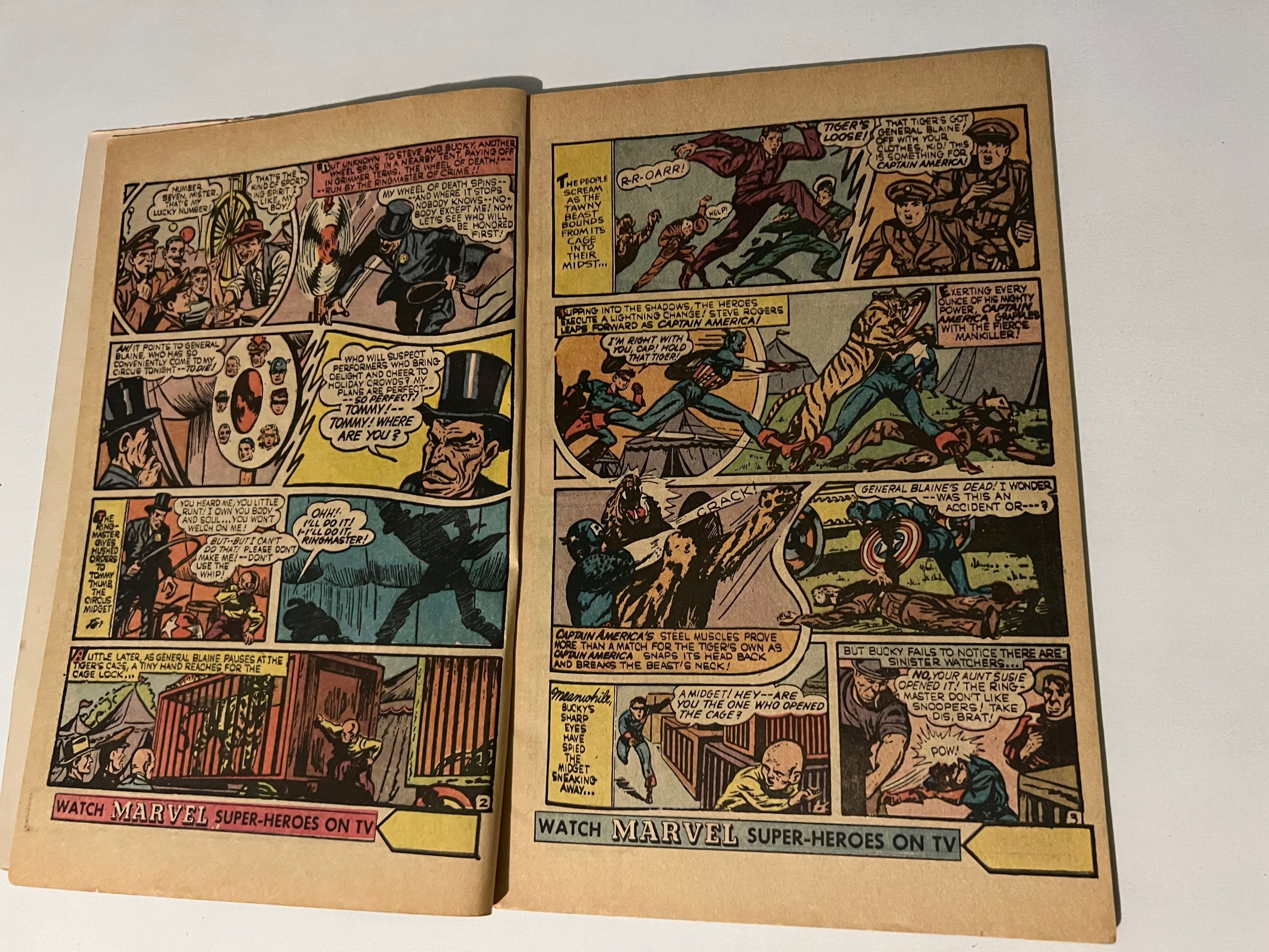 Komiks oryginalny amerykański Fantasy Masterpieces z 1966 roku