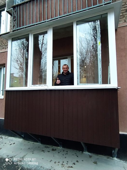 Балкон 1 этаж, Балкон Кривой Рог, Балкон Под Ключ, Новый Балкон 1 этаж