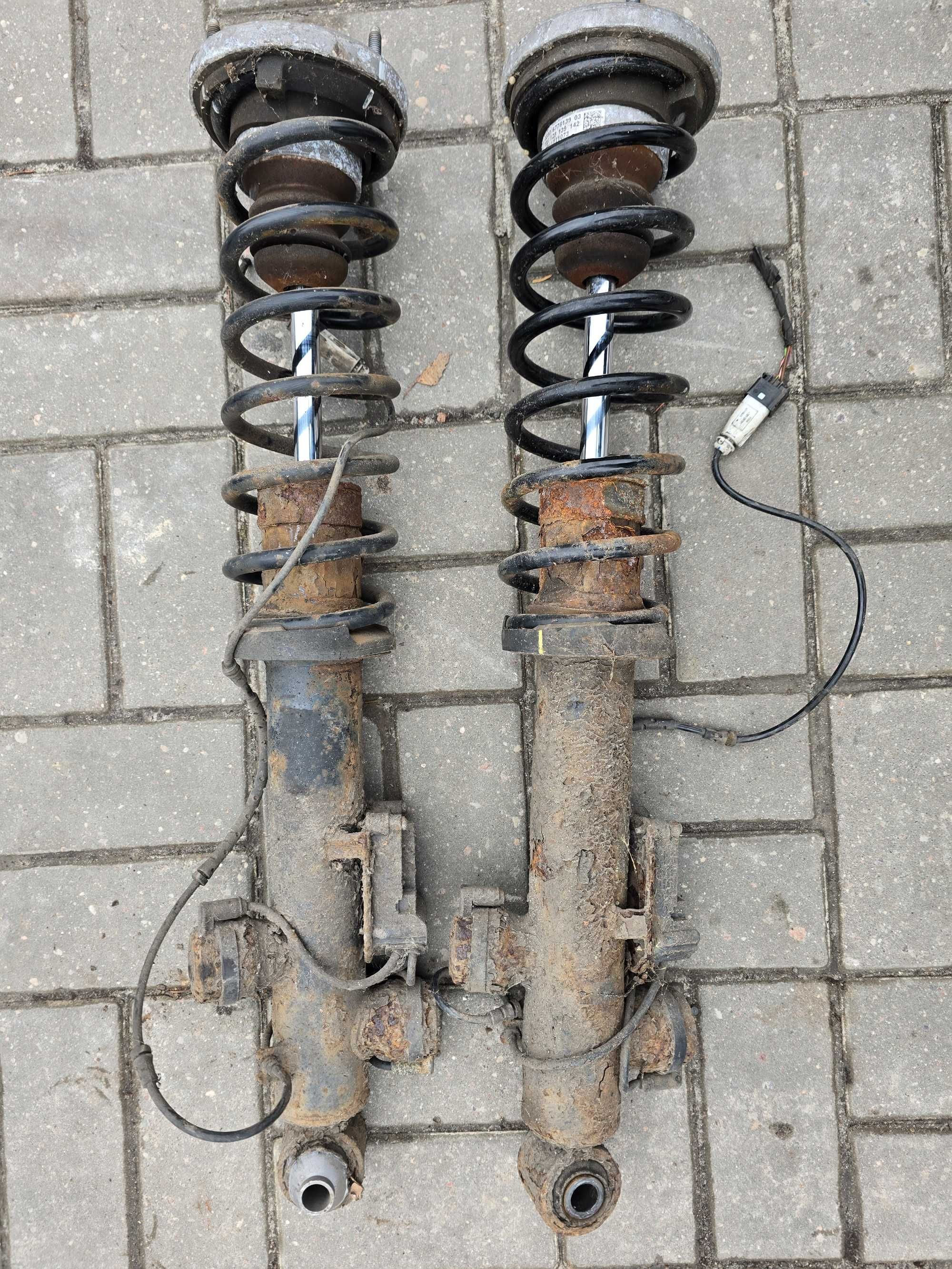 BMW 7 F01 F02 Amortyzator Sprężyna Tył PRAWY LEWY Aktywny VDC