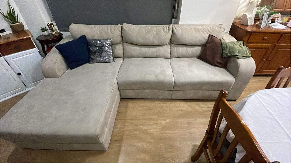 Sofa cinza chase long