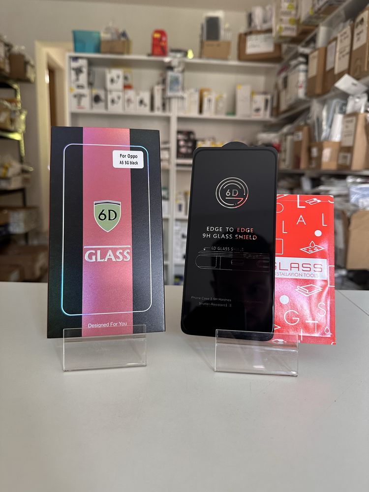 Szkło hartowane cały ekran REAL 6D do OPPO A5 5G