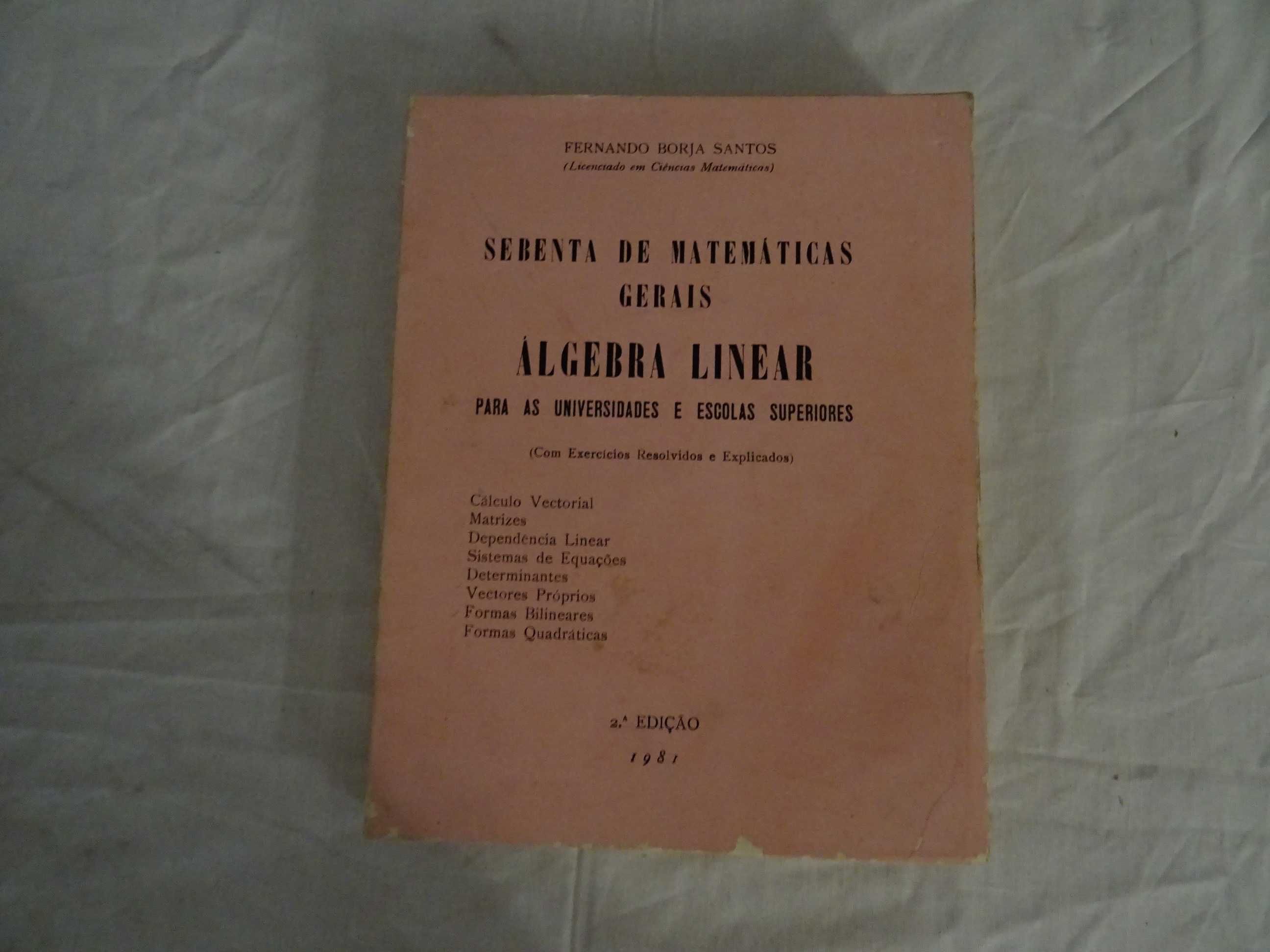 Livros Compêndios Matemática Antigos Álgebra Trigonometria Estatística