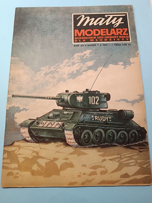 Mały Modelarz T34 7/1969