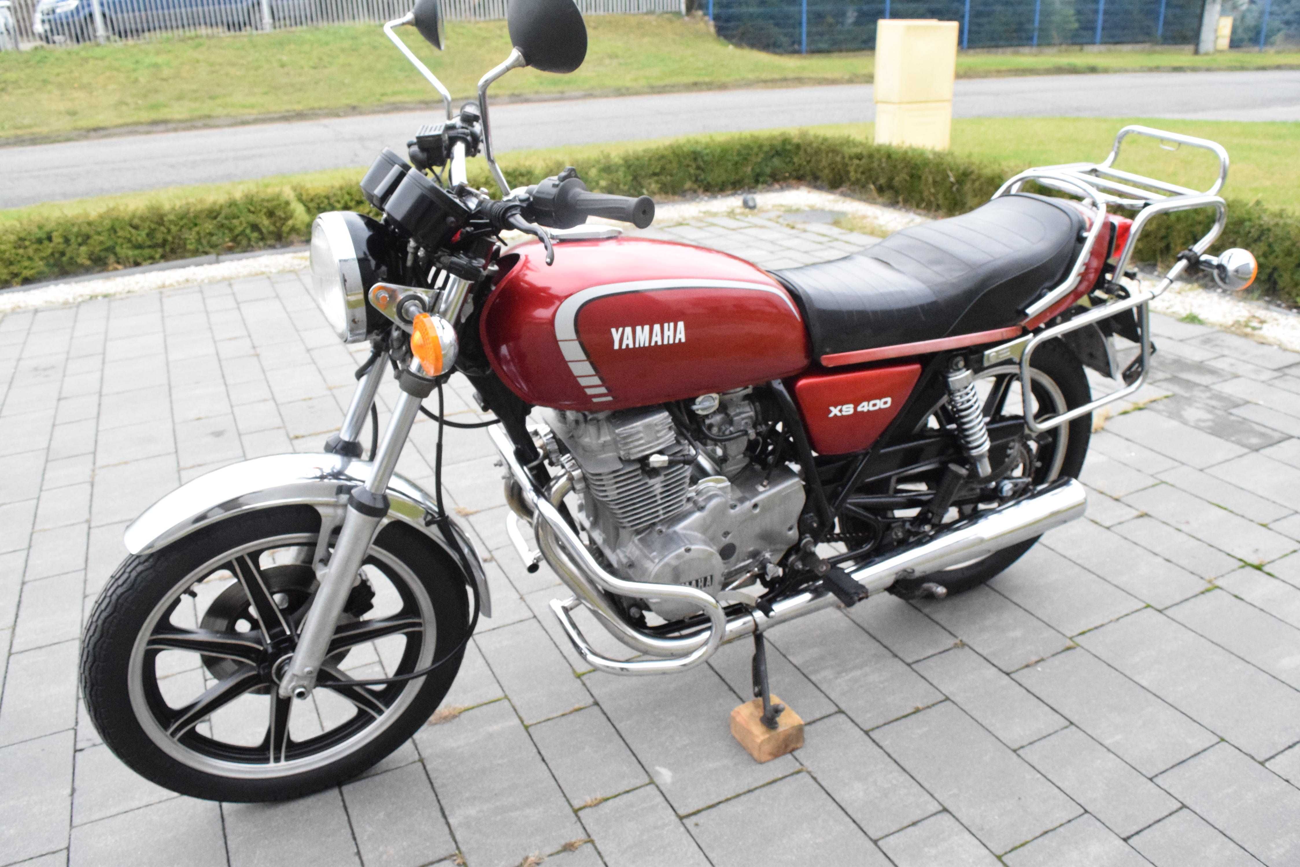 Yamaha XS 400 82r. 1 ręka! piękny klasyk, dodatki, z DE, na A2 ***