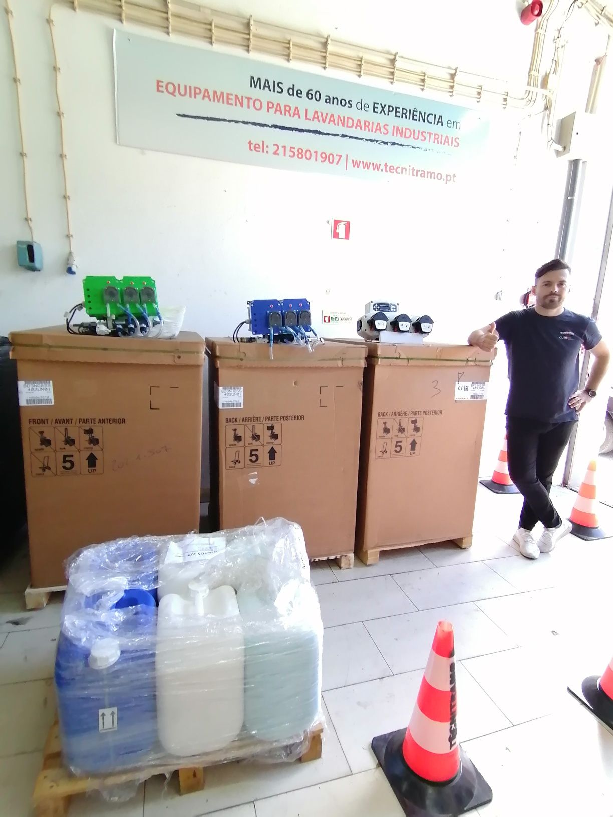 Doseadores e detergentes lavandaria Self-service e industrial Covid-19