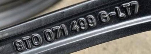 Felgi 19 5X112 Oryginał Audi A4 8W0 8K0 Czarne Mat Rant Nowe