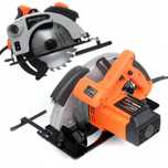 Pilarka Ręczna Tarczowa Do Drewna 2850W Piła Krajzega Laser 185mm