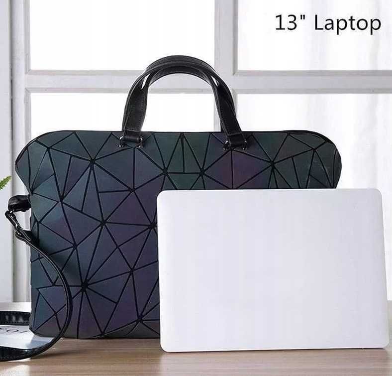 OmiMessenger torba laptop dokumenty torebka odblaskowa portfel zestaw