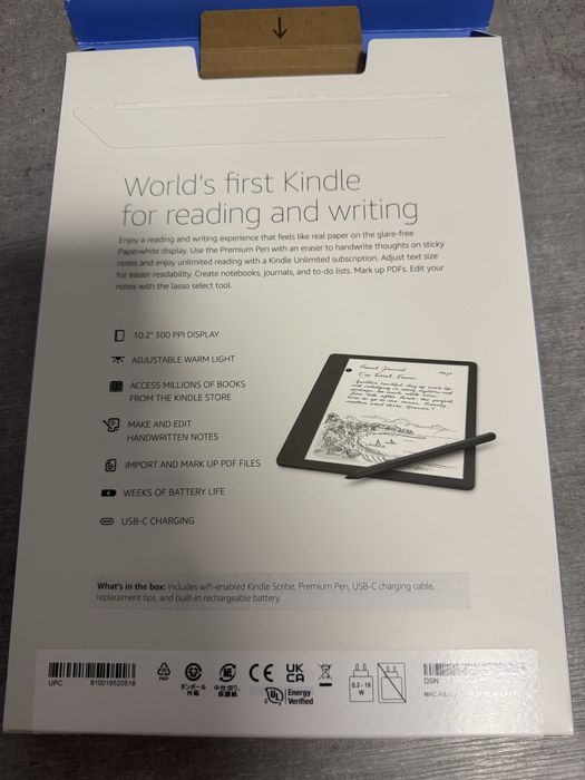 Kindle Scribe. 2023 рік. 10 дюйм. 64гб. Premium Pen. Як новий.Гарантія