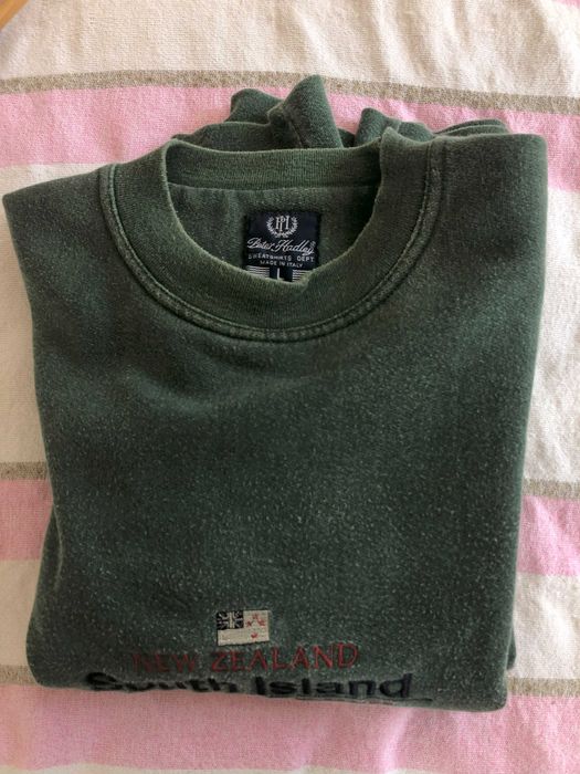 Vintage Style Peter Hadley Green Sweatshirt