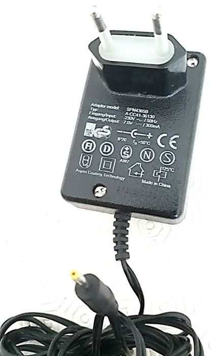 Transformador / Carregador SPN4365B, 7V 300mA, A-CC41- 3 6 1 3 0