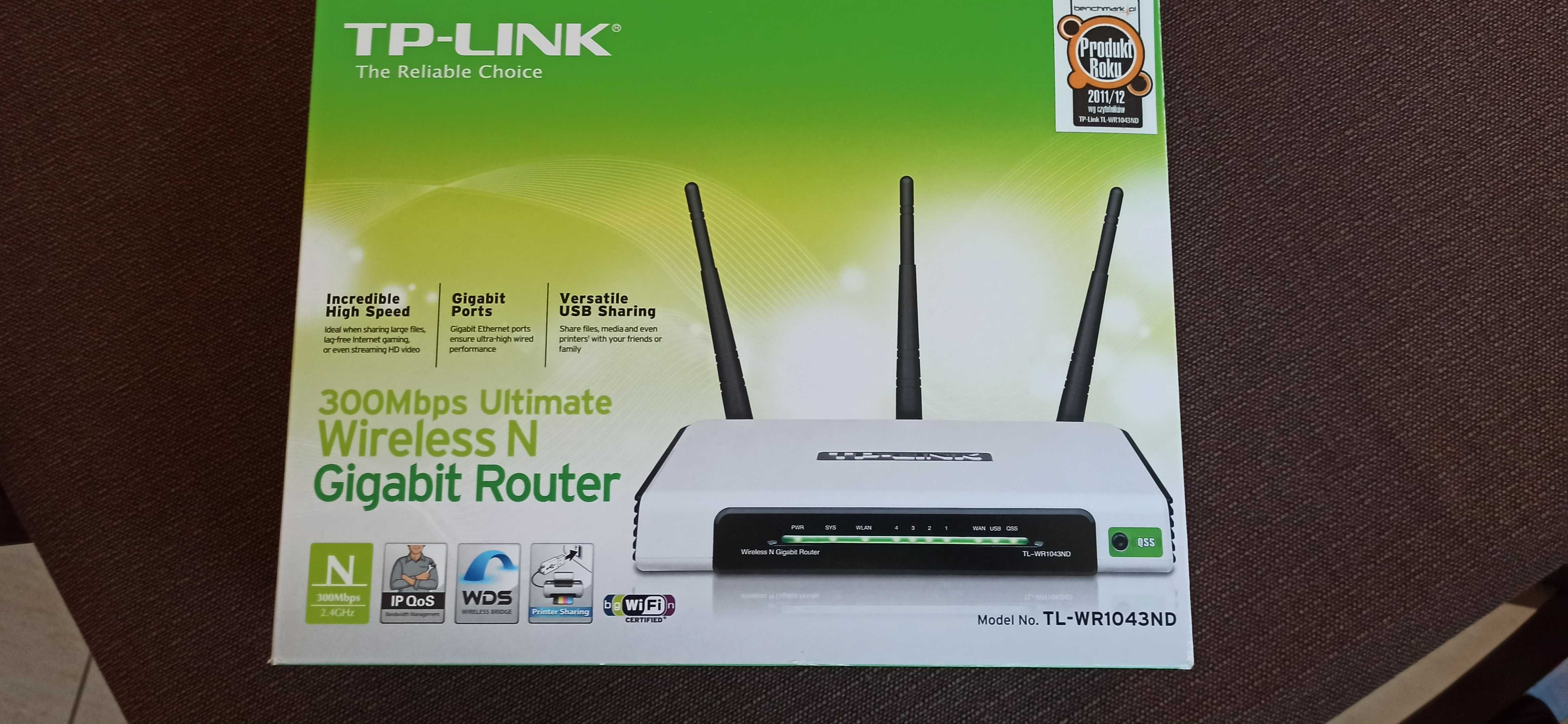 NOWY ROUTER TP-Link TL-WR1043ND Punkt dostępowy