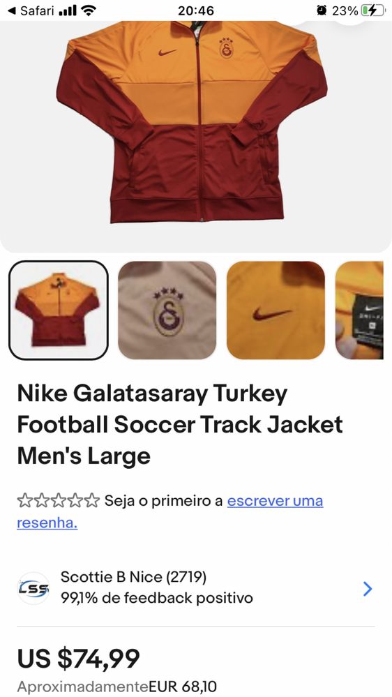 Nike Galatasaray 2020/21 Original XS