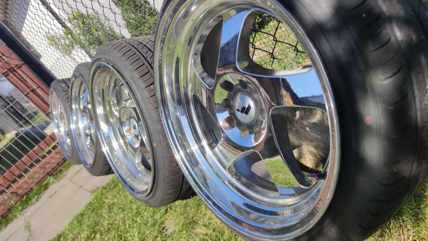 Felgi 17' JR15 chrome 8j i 9j