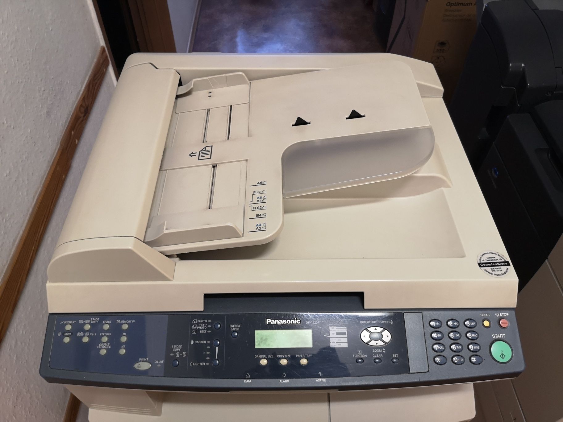 Panasonic DP-1520P ksero xero kserokopiarka drukarka sieciowa A3 A4