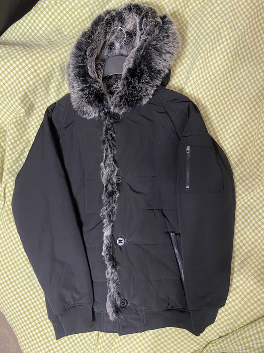 Куртка (парка) чоловіча GIoRious Gangsta, дублянка шкіряна