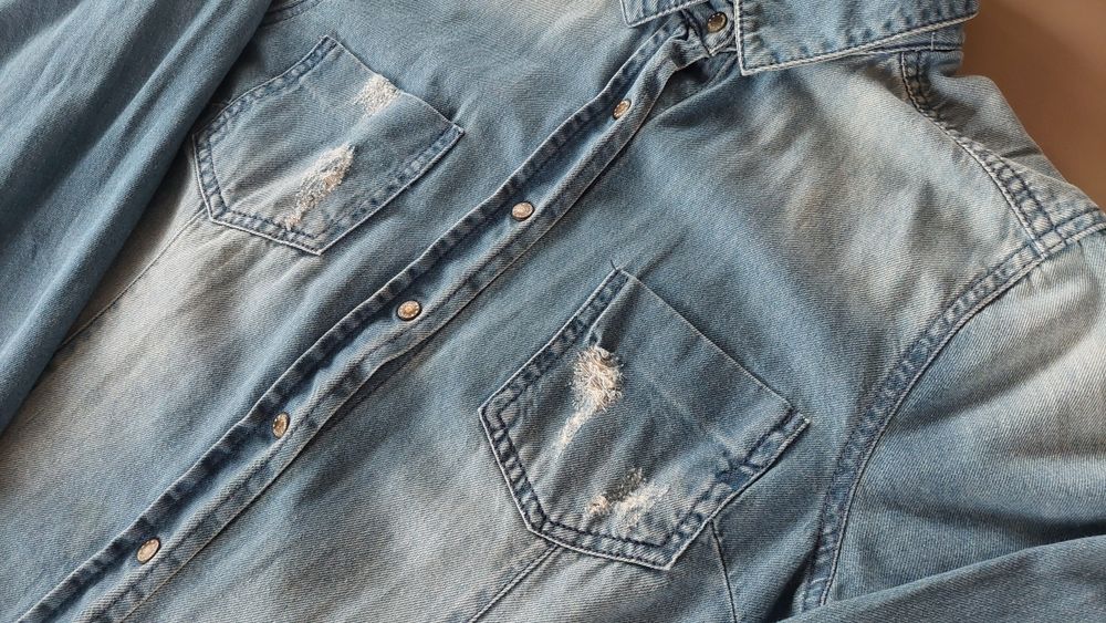 Koszula jeansowa damska