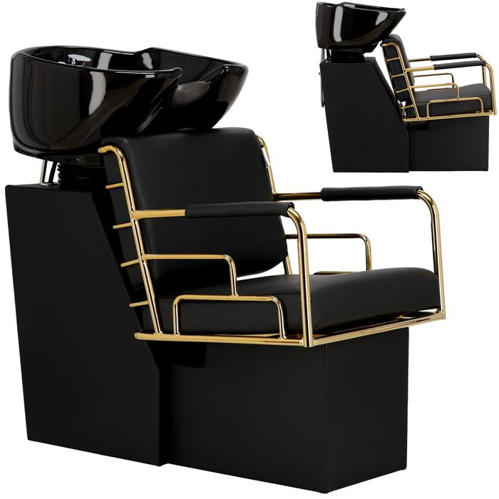 Myjnie myjki fryzjerskie czarne złote Zion stan idealny