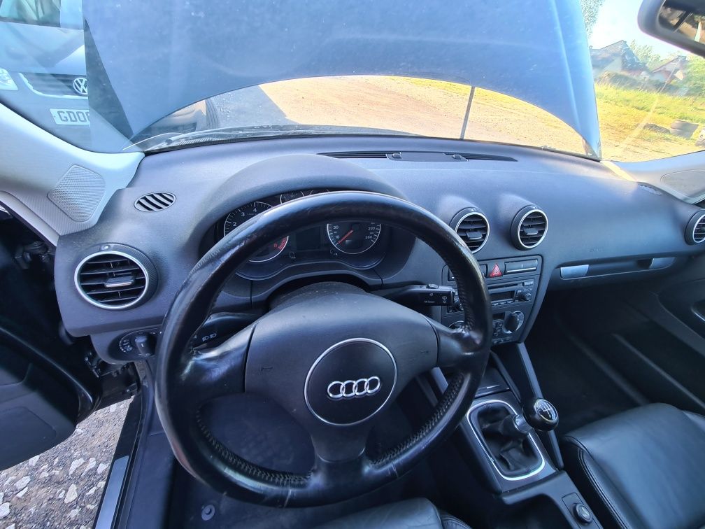 KIEROWNICA Sline SKÓRA+airbag skórzana Audi A2 A3 8L 8P A4 B6 A6 C5