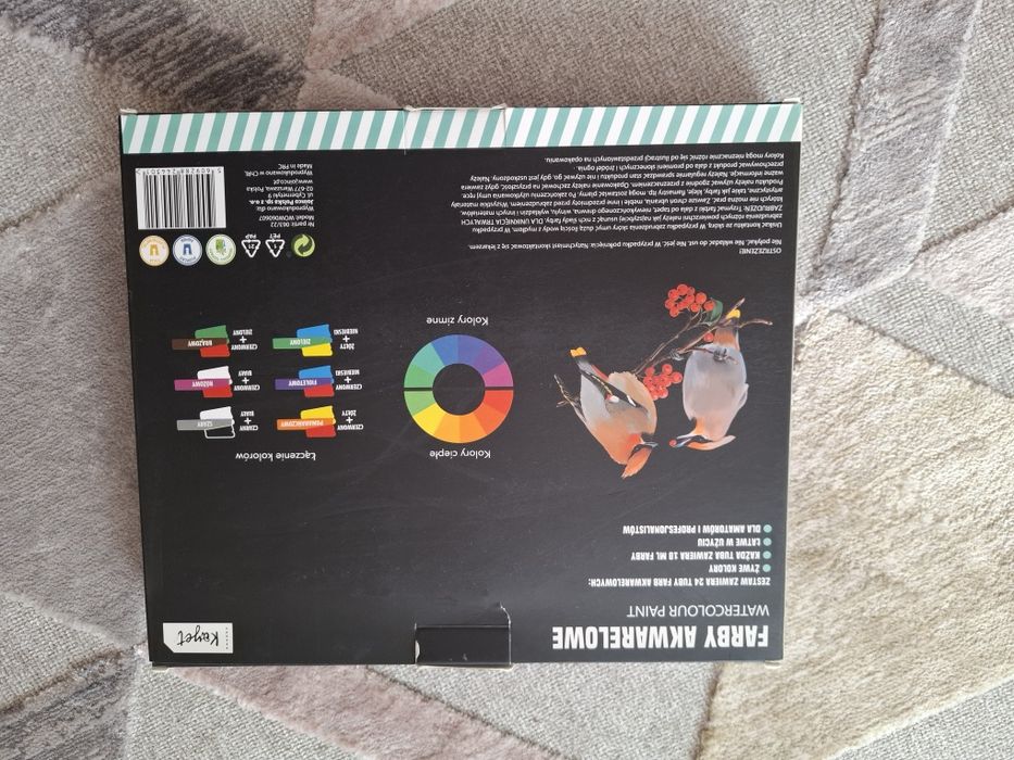 Farby akwarelowe 24 kolory Kayet