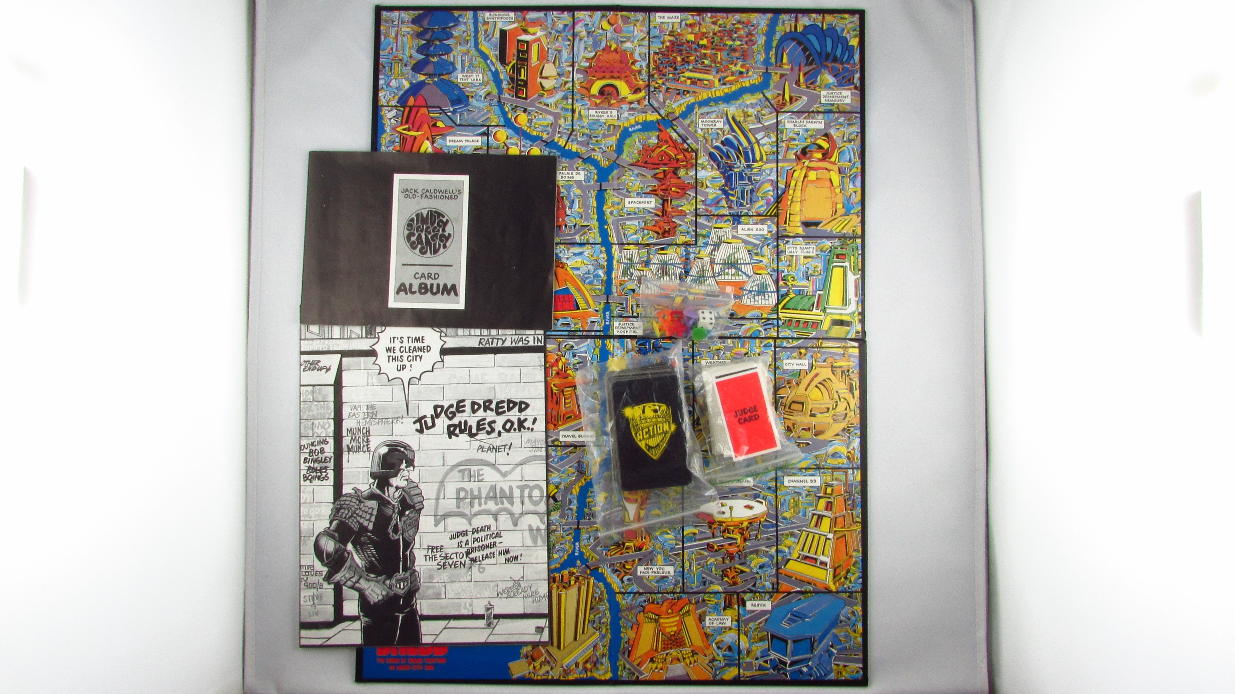 GAMES WORKSHOP - Judge Dredd Gra Planszowa 1982 r.