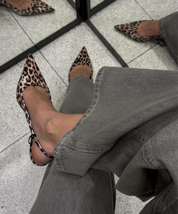 Леопардові слінгбеки, слингбеки зара, zara, слінгбеки 37