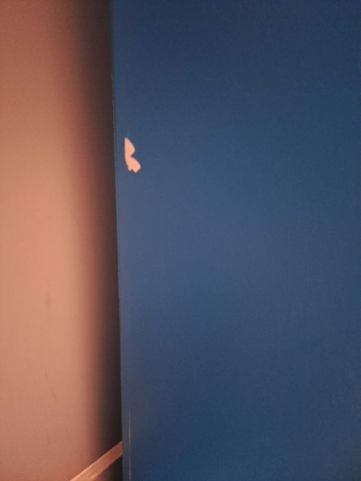 Panel kominkowy atrapa kominek niebieski