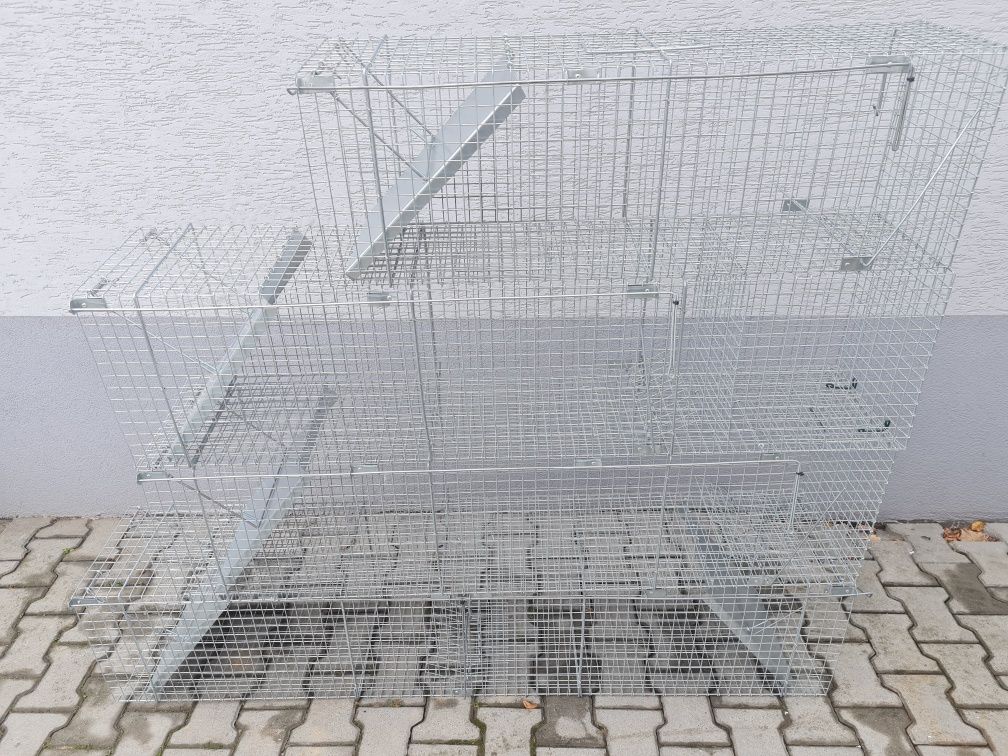 Klatka łapka na żywą przynętę lisy kuny szczury łasice koty I inne