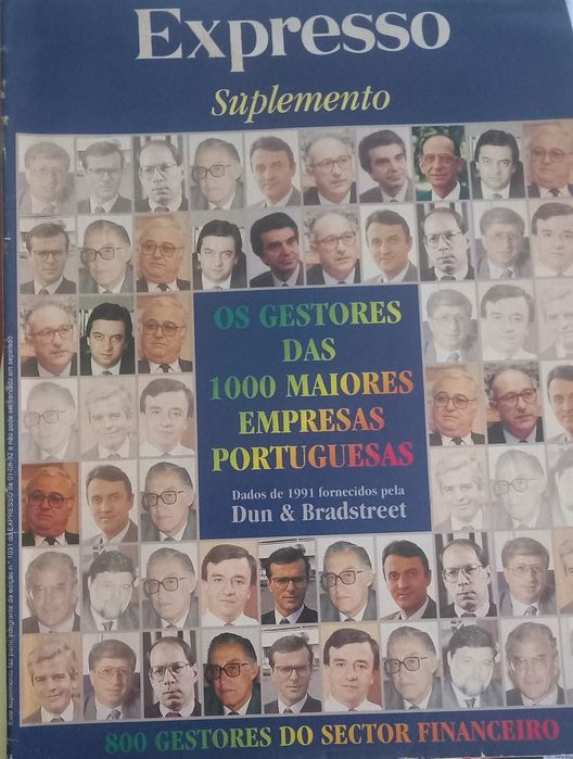 gestores das 1000 maiores empresas 1991