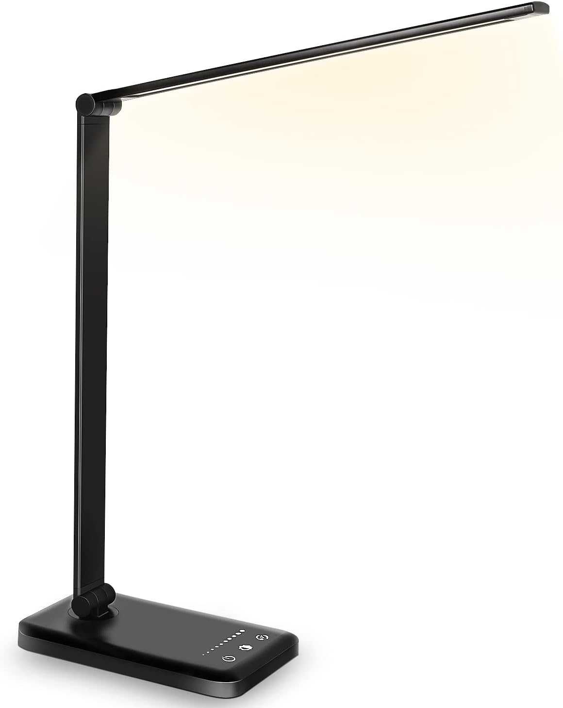 Lampa biurkowa LED, Przyciemniana lampa, do ładowania smartfonów spm71