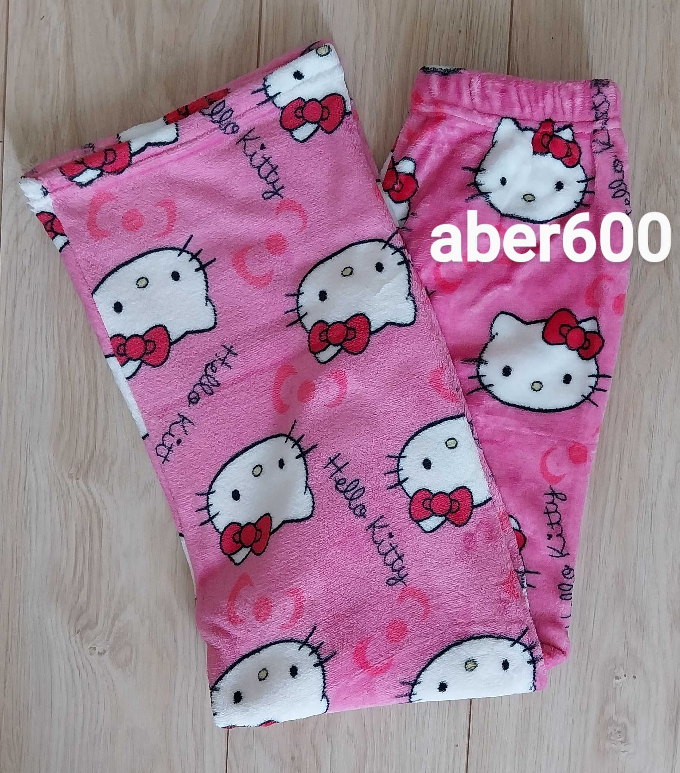 Spodnie Hello Kitty ~ Piżamowe ~ Na Prezent ~ Baby Pink ~ L/XL