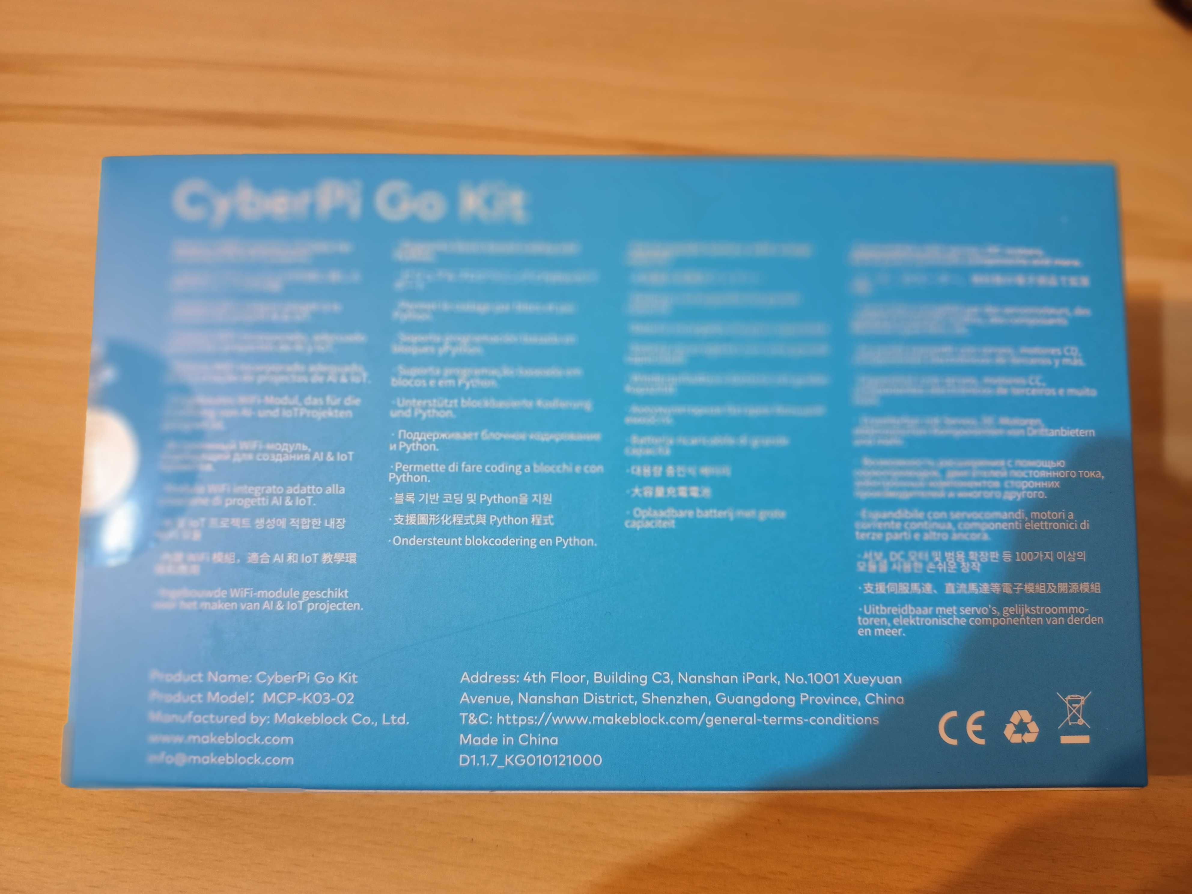 MakeBlock CyberPi Go Kit - zestaw mikrokontroler i nakładka