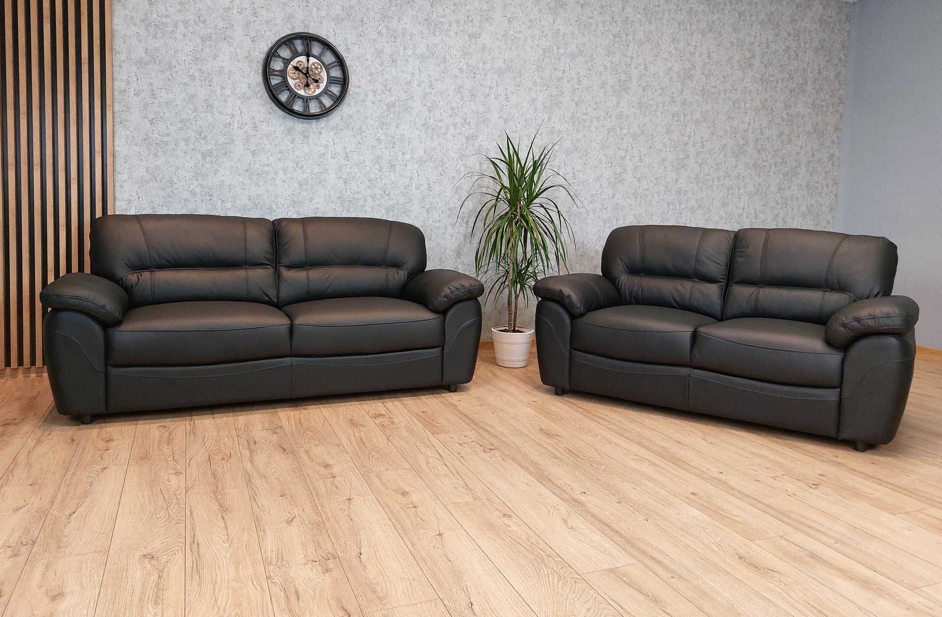 Komfortowy wypoczynek sofa kanapa fotel ze skóry skóra naturalna