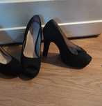 Buty na obcasie czarne