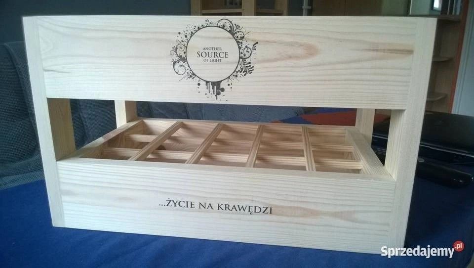 Skrzynka na piwo - 15 butelek przegródki