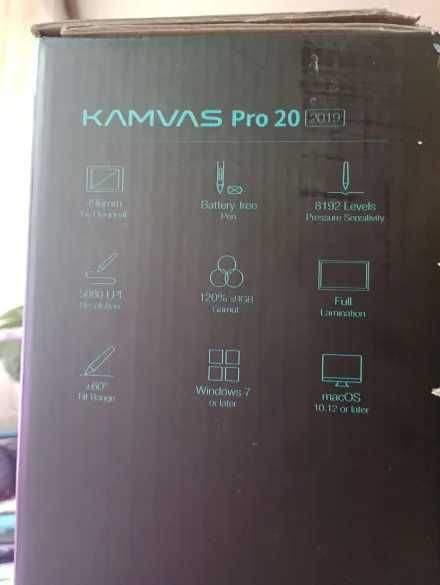 Tablet ekran graficzny Huion Kamvas Pro 20 2019