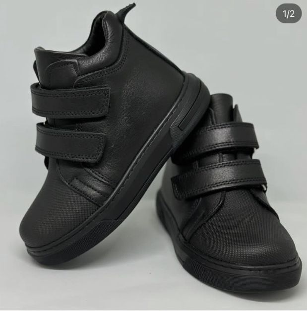 Шкіряні нові зимові ботинки