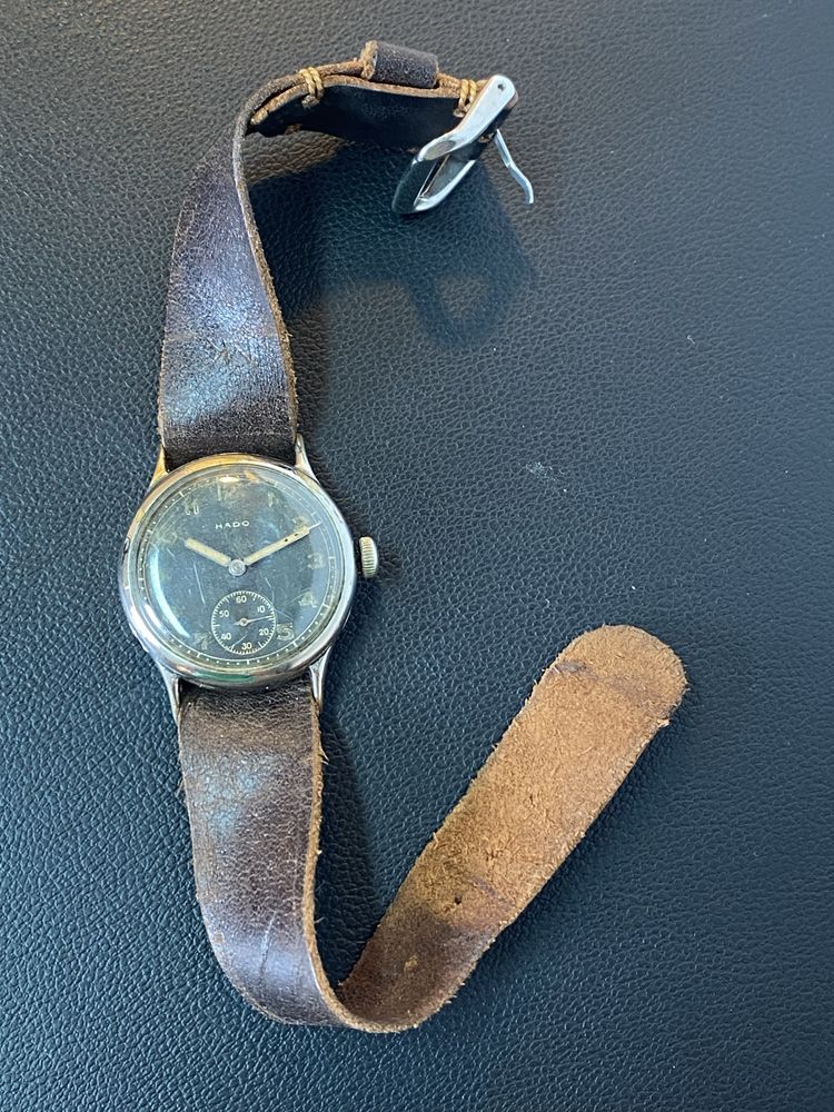 Zegarek wojskowy hado DH 1940 cal. As1130
