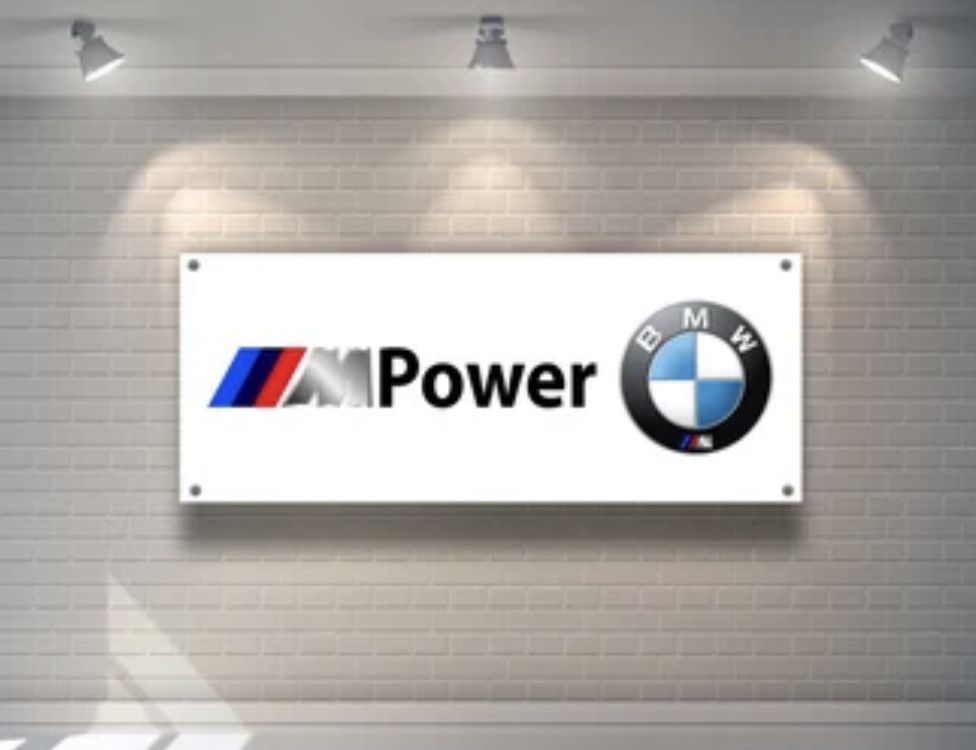 Baner plandeka BMW MPower 150x60cm