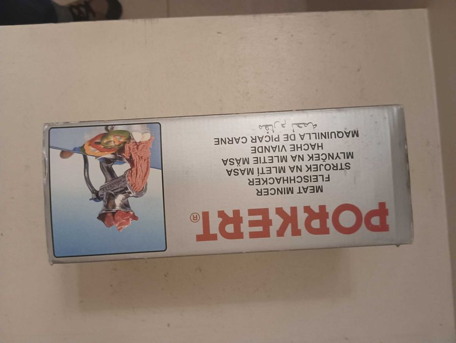 NOVO Picador de Carne Manual Porkert nº 5 - Nunca Usado