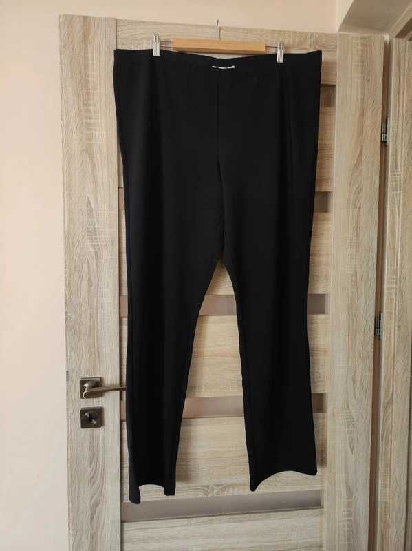 spodnie czarne prążkowane lindex 3xl / wypn na 56/58
