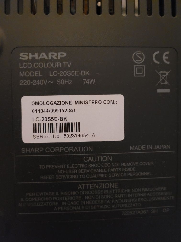 TV Lcd marca Sharp