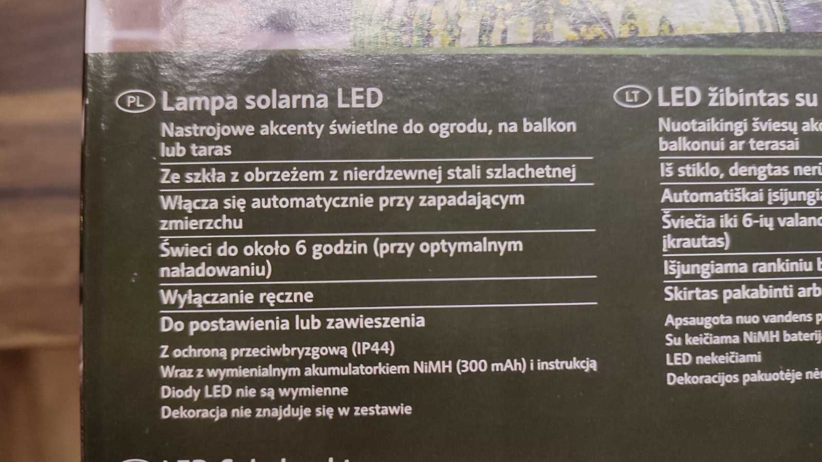 Lampka solarna, Lampion dekoracyjny ogrodowy