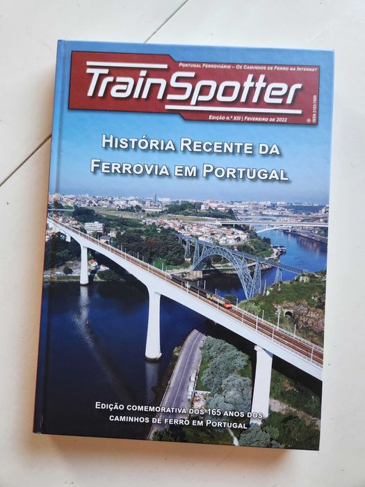 Livro trainspotter ferrovia em Portugal 2022