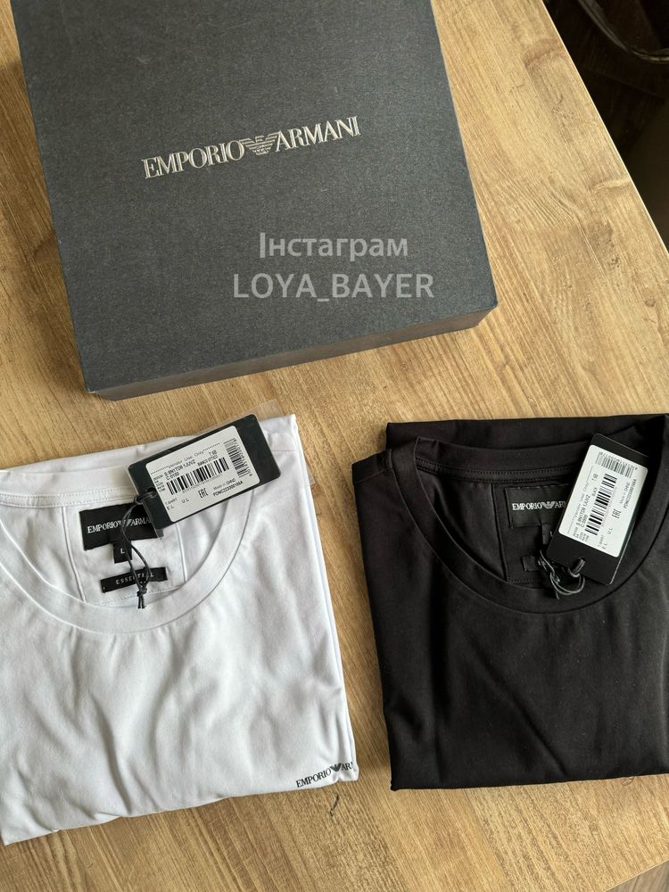 Набір футболок Emporio Armani подарункова коробка М, L, XL, XXL